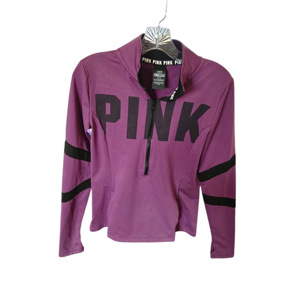 Victoria's Secret PINK Black and Purple Top - Picture 3 of 9